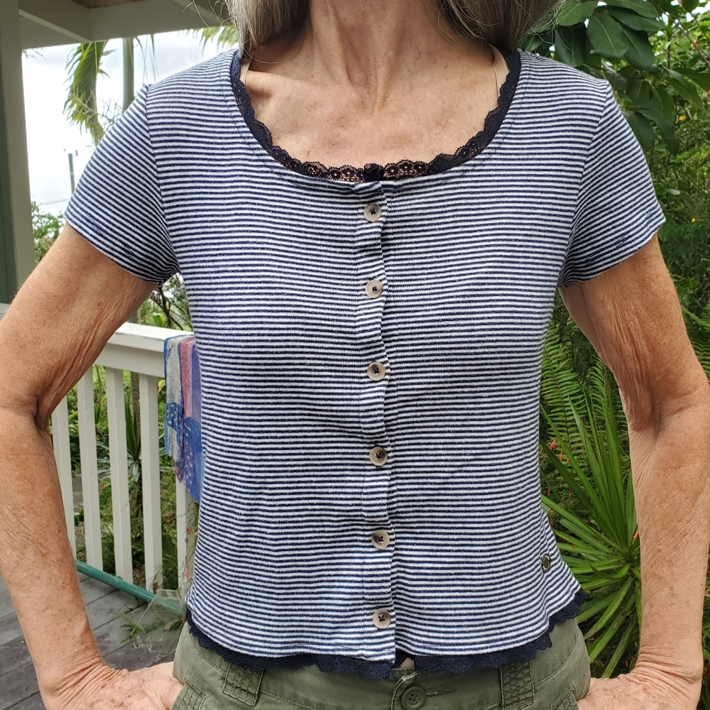 Cute Striped Top By LIMITED TOO